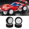 4PCS 1Celsius10 RC   Car Tires Replacement for    01 Xv02 Sturdy Plastic 70mm RC Car Maze Tire Wheel