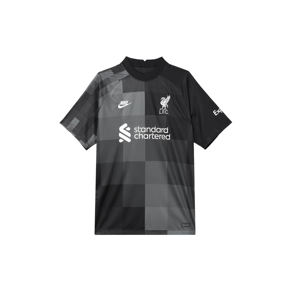 Nike Soccer Jerseys Men's Black Gray Color Moderate Straight Fit DB2559-011