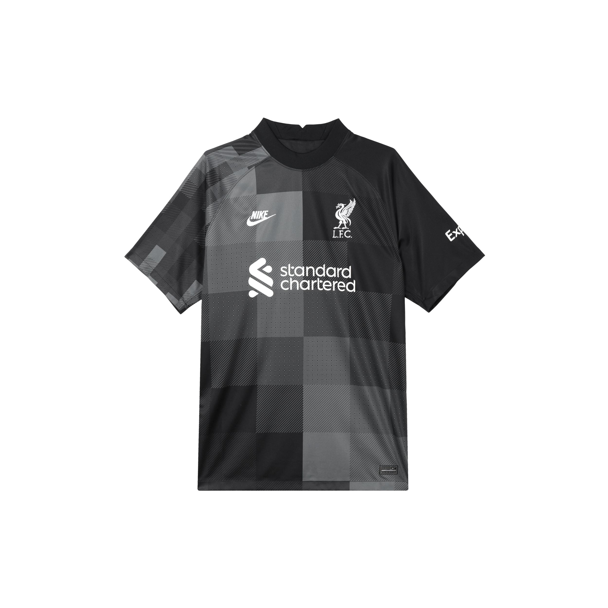 Nike Soccer Jerseys Men s Black Gray Color Moderate Straight Fit DB2559-011 M