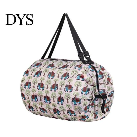 Quick Dry Grocery Bag Foldable Shopping Reusable Storage Tote Portable Molded One-piece Oxford Cloth Shoulder for Sports Travel Picnic Compact