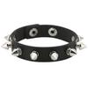 1 Stück Punk Goth Rock spitze Nieten Kegel Nieten Leder Manschette Armband Für Männer Hip Hop Frauen klobiges Armband Pulseras Schmuck