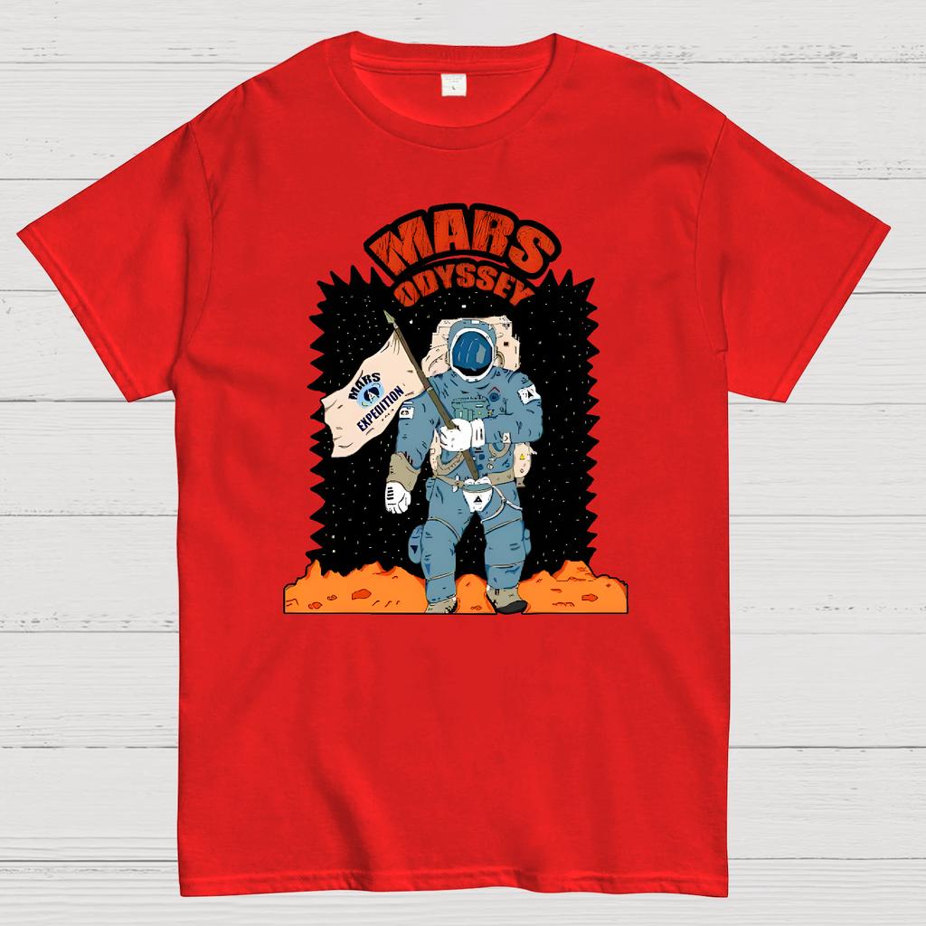 Mars Odyssey Cotton Summer Casual Cool Loose T-Shirt