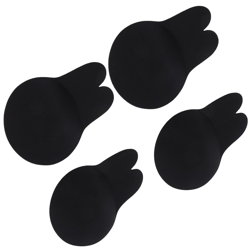 4Pcs Adhesive Pasties Washable Reusable Health Safe Practical Adhesive Intangible Bra for Dance