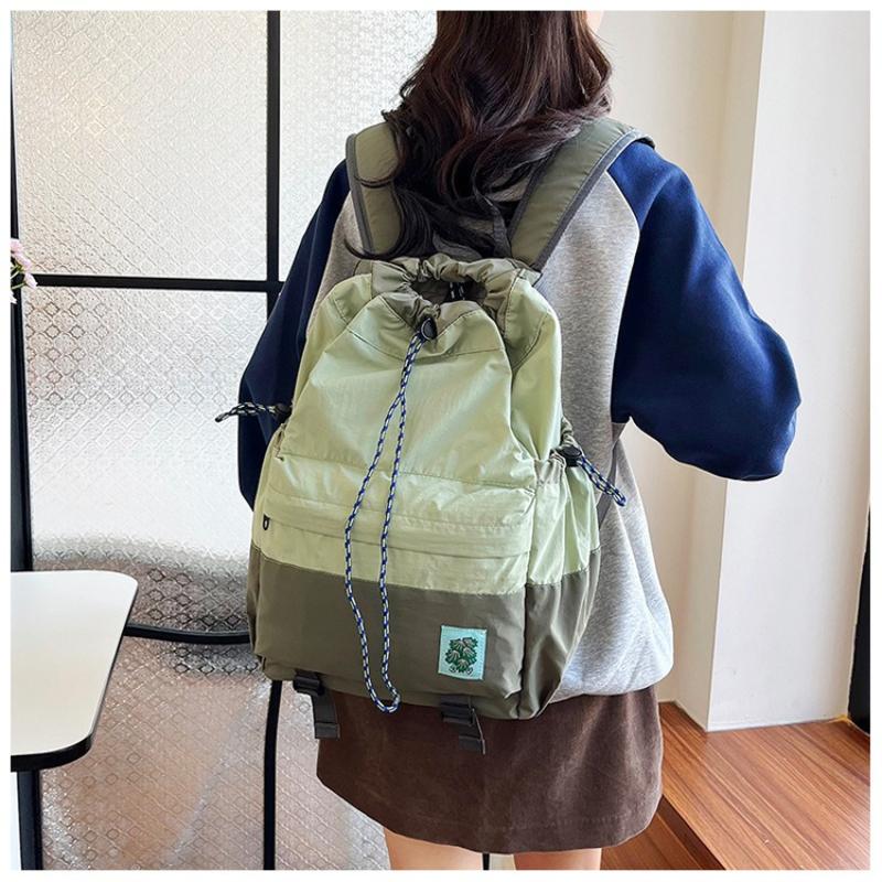 Damen Rucksack mit Kordelzug Leicht Großes Fassungsvermögen Tasche für Mittel- & Oberschüler für Outdoor-Sport