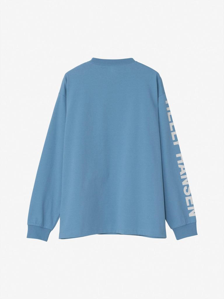 Helly Hansen L/S Letter Tee, Clear White, XS