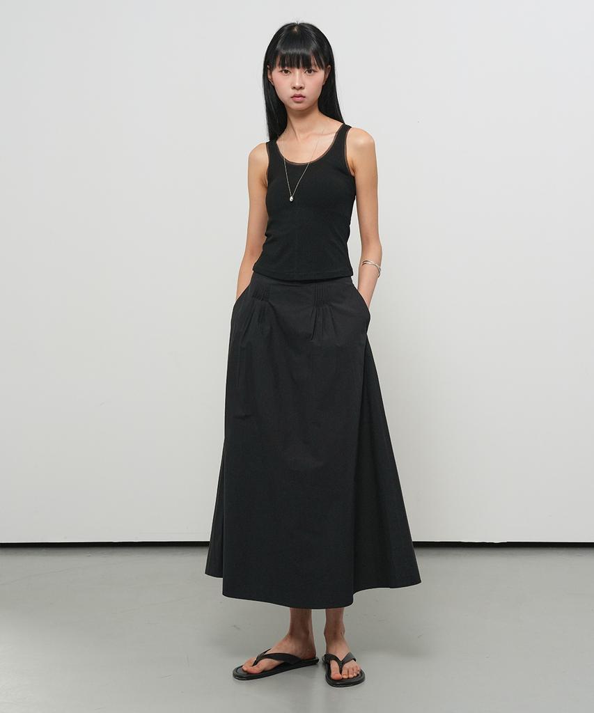 GENERALIDEA Sheer Layered Sleeveless [Black] / Gf2Lts534
