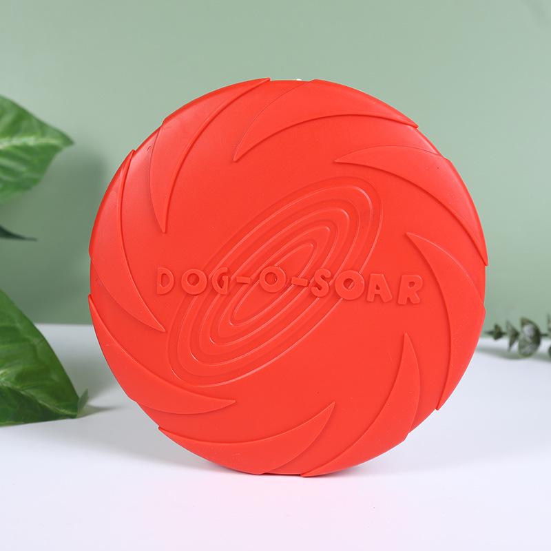 

Silicone Floating Dog Frisbee Toy - Interactive & Bite-Resistant for Training and Teeth Grinding Small/Diameter 15CM