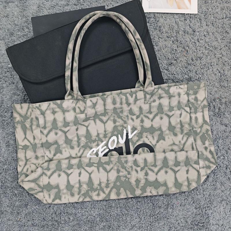 Seoul Limited Seoul Canvas Bag Women'S Shoulder Handbag Women'S Large Capacity Commuter Yoga Fitness Tote