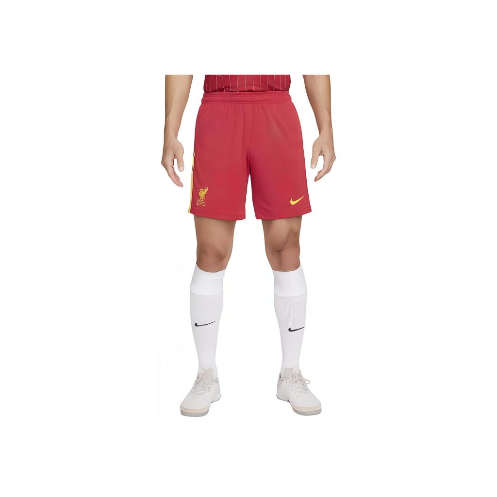 Nike SS24 Dri-FIT Series Liverpool Football Club 2024 Home Stadium Logo Embroidered Color-Block Comfortable Casual Knit Football Pants FN8863-687