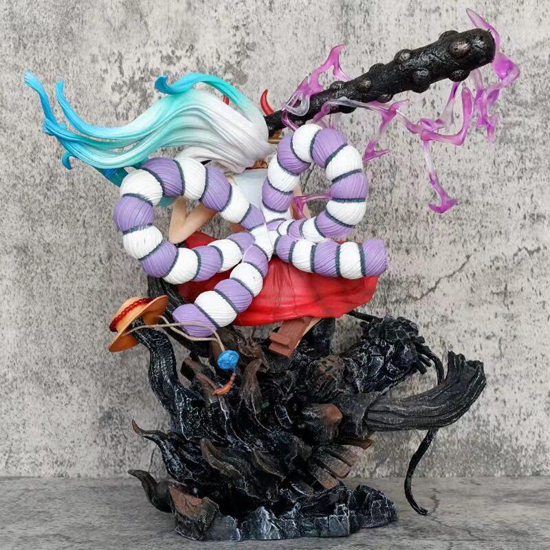 One Piece Gk Squatting Dragon Head Daiwa Sitting Dragon Head Daiwa Statue Model Ornament Box Set Handmade Gift