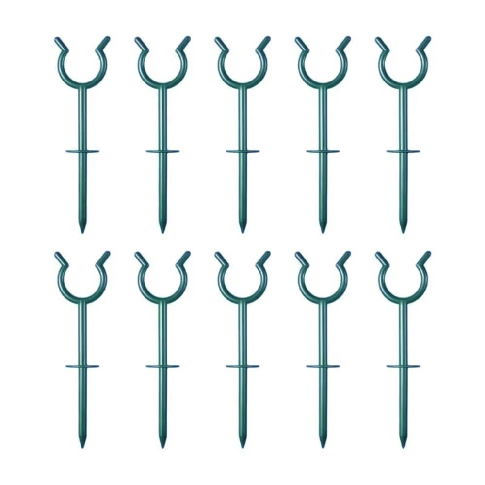 10PCS Multipurpose Garden Hose Holder Plastic Plant Protection Holder Wire Conduit Protector Yard 10PCS