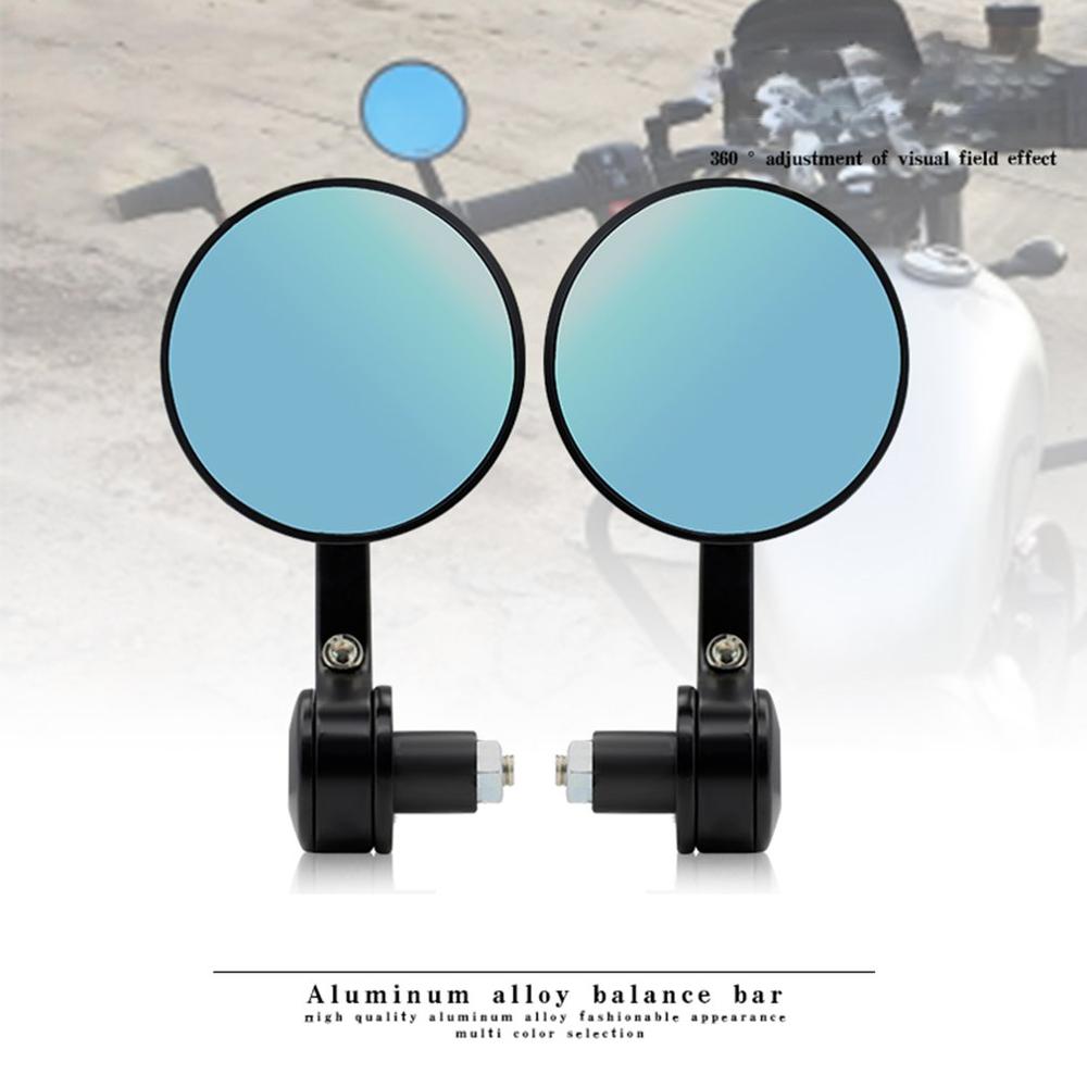 Universal 7/8" Round Bar End bakspeil Moto Motorsykkel Motorsykkel scootere Bakspeil sidespeil for Cafe Racer