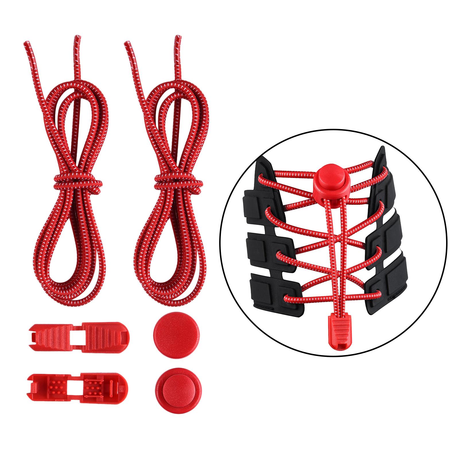 

Stretching Lock Shoelaces Sneaker Elastic Laces Drawstrings Running/Jogging Lazy Shoe Laces No Tie