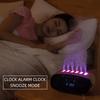 Bluetooth Audio Aroma Essential Oil Diffuser Dynamic Music Spray Air Humidifier Smart Digital Clock Colorful Lighting Humidifier