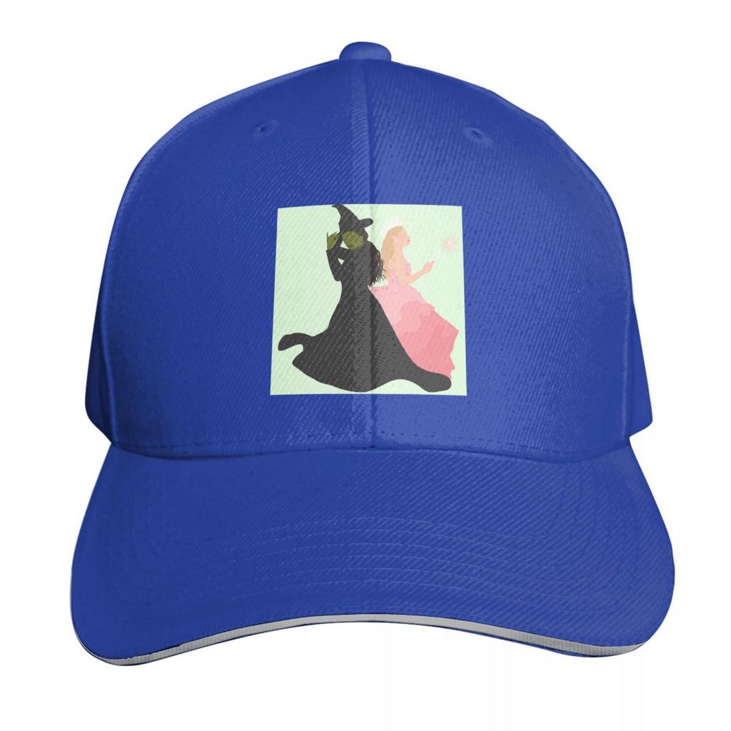 Cappellino con Logo Glinda ed Elphaba del Film Wicked Moda Casual Cappellini da Baseball Cappello Regolabile Hip Hop Estivo Unisex Cappellini da Baseball