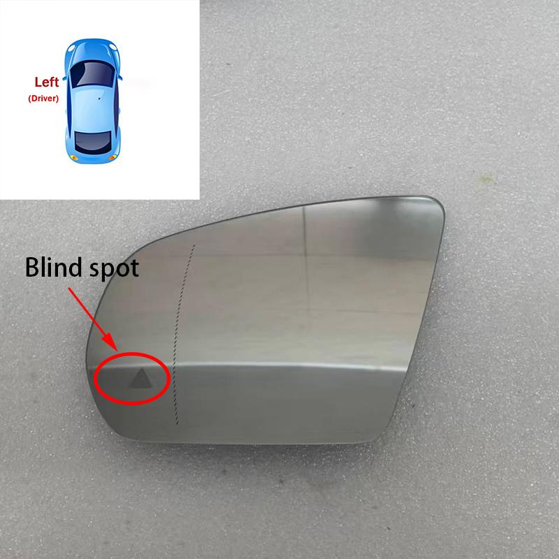 For Mercedes Benz C GLC S E Class W205 X253 W222 W213 W238 Car Rear Mirror Glass Cover Frame Turn Signal Light Caps Shell LHD