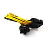 Adapter Pci-E Cpu Eps 8 Pin To Dual 8P Power Splitter Graphics Card For Mining Farm Video Card Gpu For Riser Extension Cable Sleeved Cable