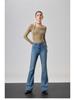 JOCORBEI High-Waisted Micro-Flare Jeans for Women: Retro Slimming, Hip-Lifting Style - Spring 2026 New Arrival