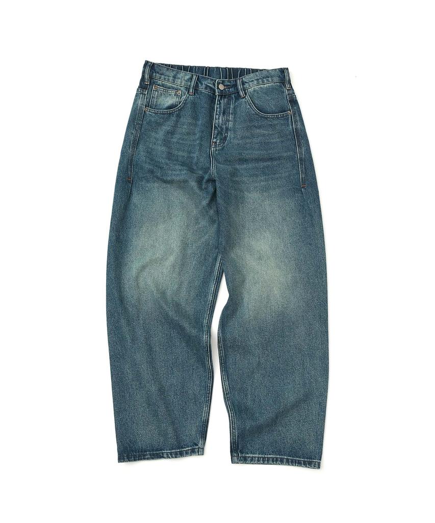 WMC Half-Banding Denim Pants_Blue