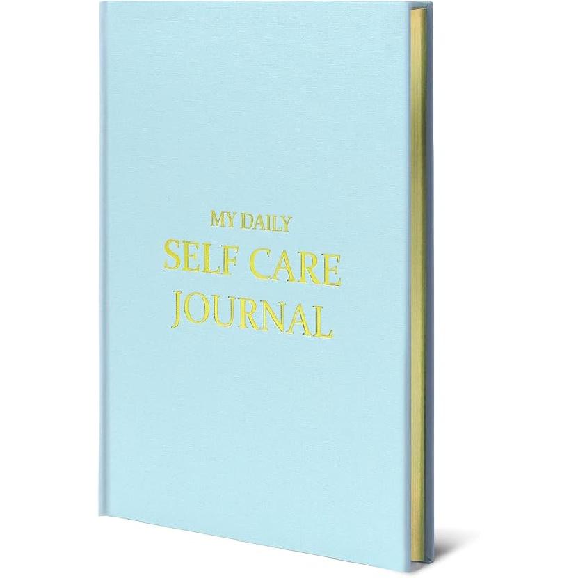 Gratitude Journal: Daily Mindfulness Prompts, Positivity Tracker & Happiness Exercises - Guided Reflective Writing, Self-Care Journal for Women &Men синий
