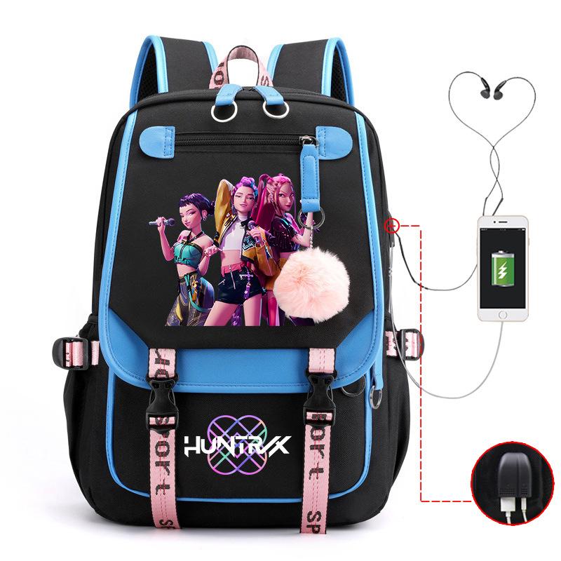 

Стиль колледжа в моде охотников на ведьм, студенческий школьный рюкзак для средней и старшей школы, многофункциональный, большой вместимости, повседневный рюкзак No specification