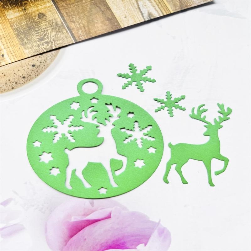 Christmas Pendant Metal Cutting Dies DIY Craft Carbon Steel Embossing Template Stencil Scrapbooking for Card Die Cuts