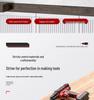 Cordless Lithium Battery Drill Hand Tool Set for Electricians & Carpenters - Multifunctional Repair Kit with Tool Box