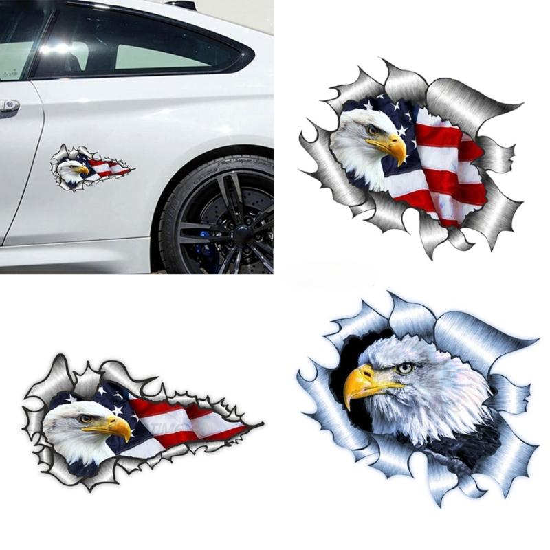 Cool Fordons Auto Klistermärke Örn Emblemet Märkning Dekal Klistermärke Fönster för Bilar Tr