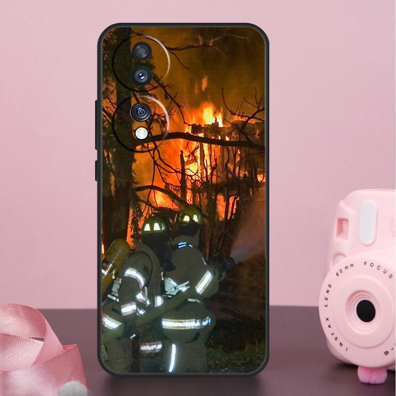 

Firefighter Heroes Fireman Case For Honor X9a X8a X7a X6a X7 X8 X9 X9b X8b Honor 10 50 70 90 Lite Magic 6 5 Pro Cover Honor X7