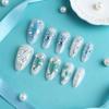 Long Lasting Shine Artificial Nail Pearls Accents False Nail Versatile for Daily Event Parties Comfortable Wear