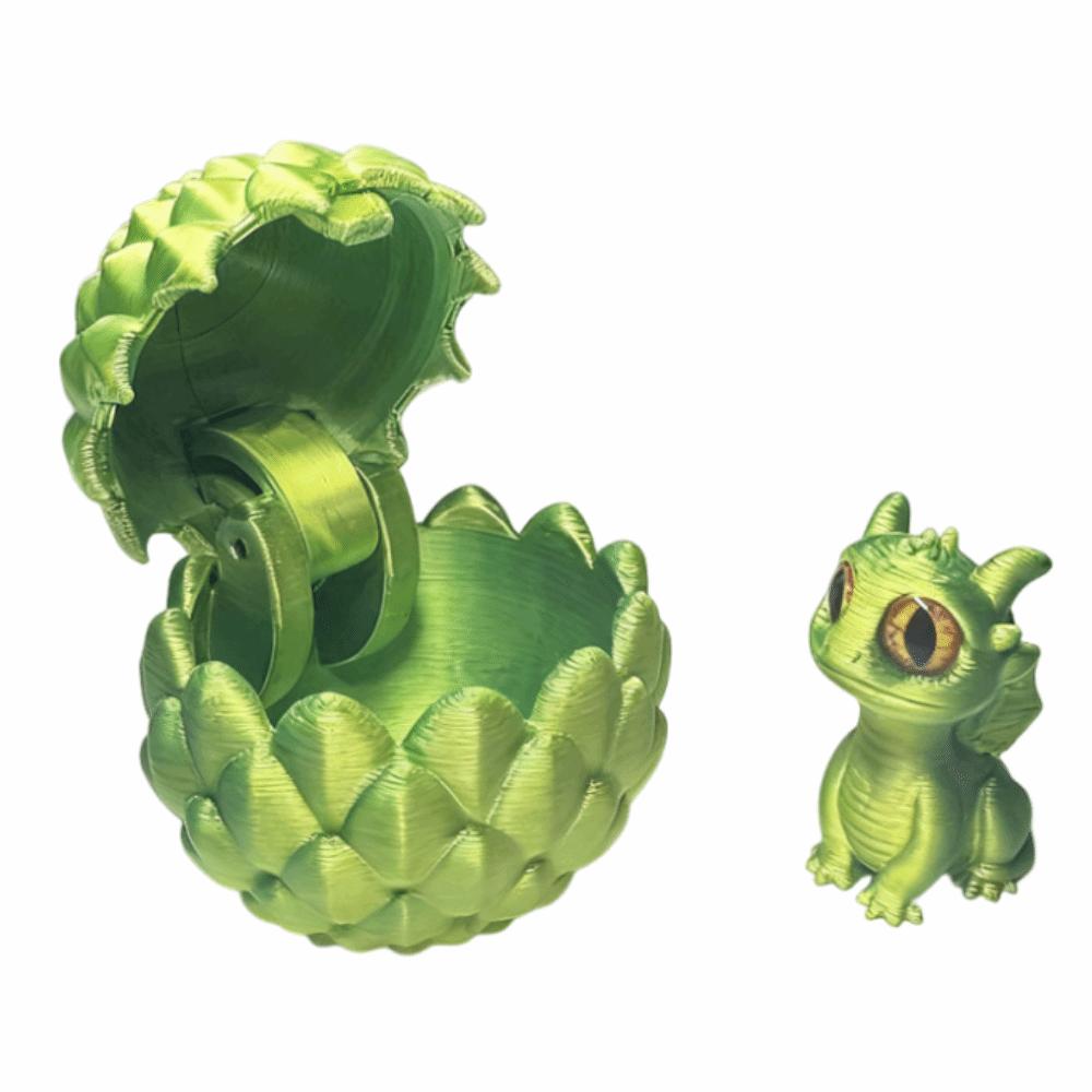 Creative 3D Printed Dragon Egg Mini Artistic Dragon Egg Statue Dragon Figure  Office Ornaments