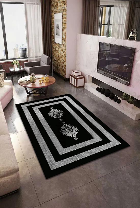 EPeddler Home Modern Classic Pattern Digital Printing Washable Non-Slip Leather Base New Generation Kitchen, Living Room and Bedroom Carpet
