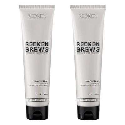 Redken Brew Shave-Cream Sensitive Skin, 2 Packs, 150ml