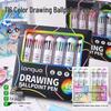 10-Color Stackable Ballpoint Pen Set – Press-Type, Multi-Functional Pens for Drawing & Journaling for Elementary Students