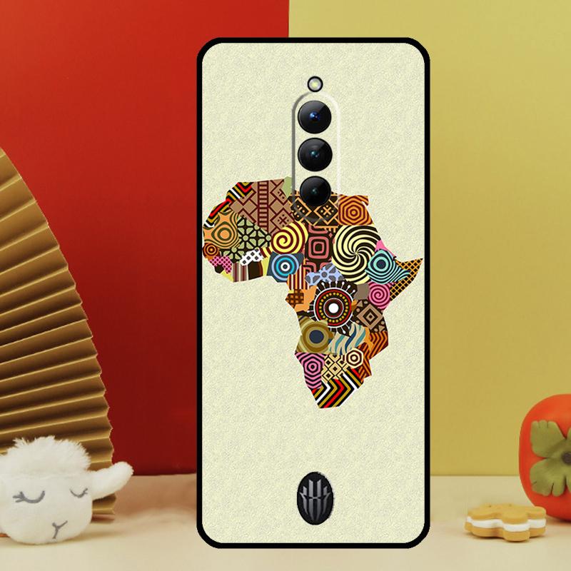 

Africa Map Geogra Case For Nubia Red Magic 10 Pro Plus 6 7 Pro 6S 7S 5G 6R RedMagic 9S 8S 8 9 Pro Plus Cover Red Magic 9 Pro