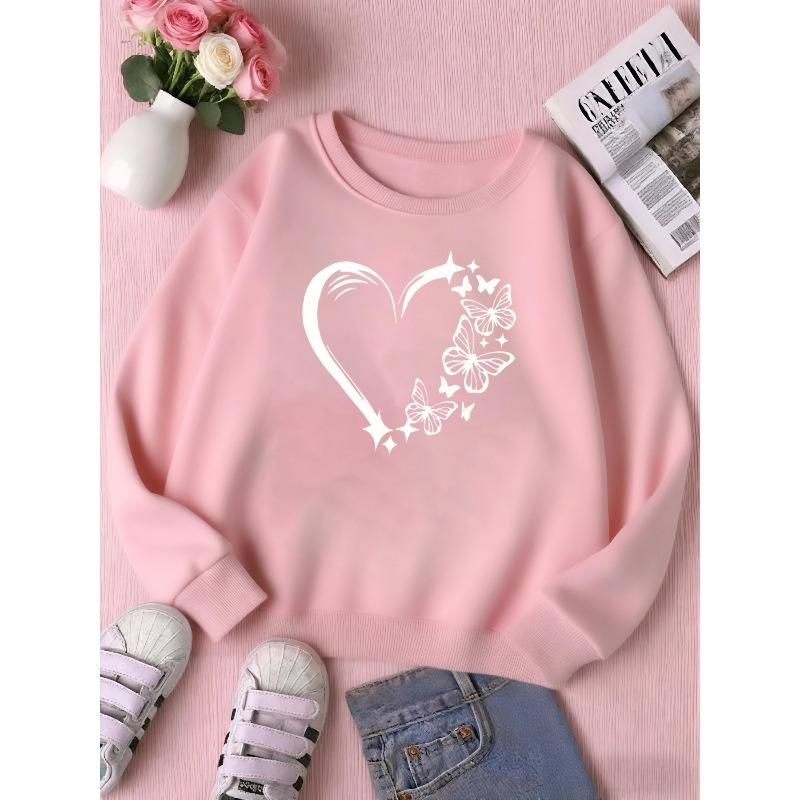 Kids Sweatshirt Autumn and Winter ,Round Neck Sweatshirt Casual Comfortable Warm Fashion Printed Top