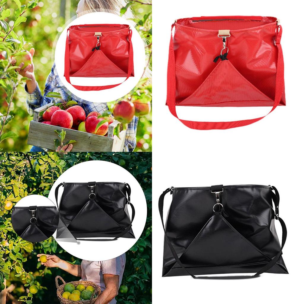 Gardening Apron Fruit Picking Bag Heavy Duty Harvest Storage Basket Waterproof Pouch for Orchard and Farm