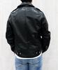 Leather Jacket A15303RPHAZ 900 Black M [Diesel] Men's L-GARRETT-R-NEW