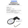 Handlebar Bike Glass, Bicycles Cycling Rear View Glass, 360 Degree Adjustable Rotatable Handlebar Mounted Bike Glass