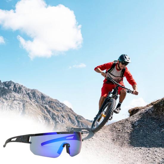 Women Cycling Sunglasses Nose Pads Sunshade Windproof No Rim Block UV Light Transparent Clear View Summer Outdoor Sunglasses Eyewear Accessories