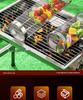 Stainless Steel Rolling BBQ Basket - Outdoor BBQ Tool