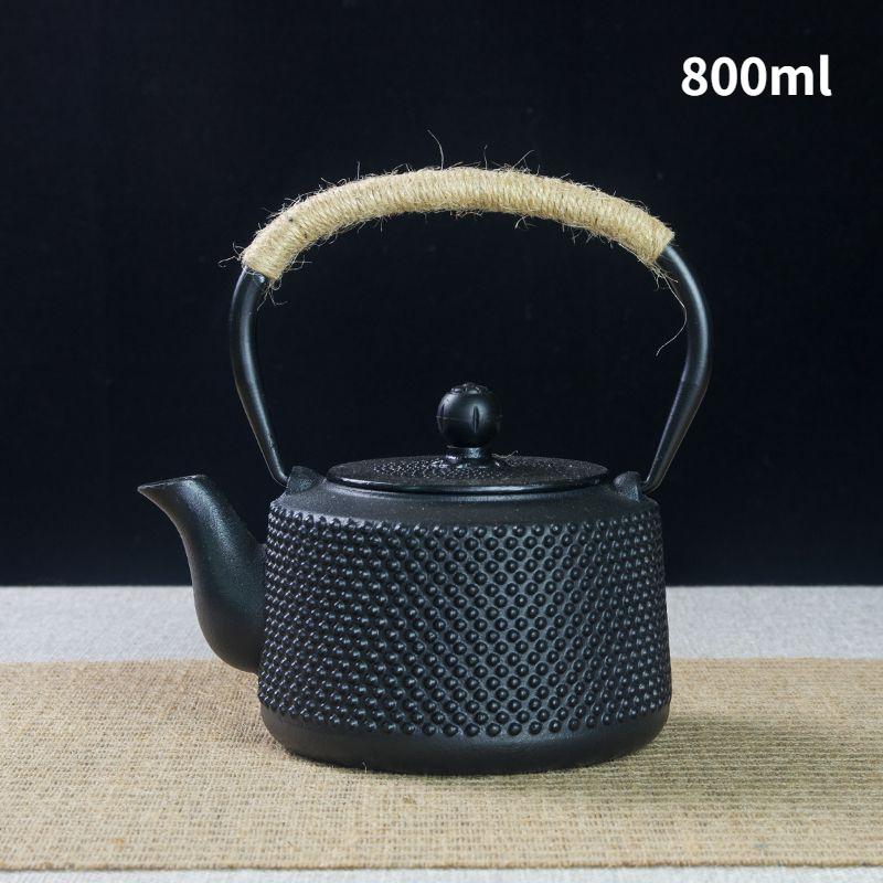 Cast Iron Teapot, Water Boiling Kettle, Healthy No Coating, Household Tea Making Pot, Teaware, Japanese Tetsubin, Iron Bottle