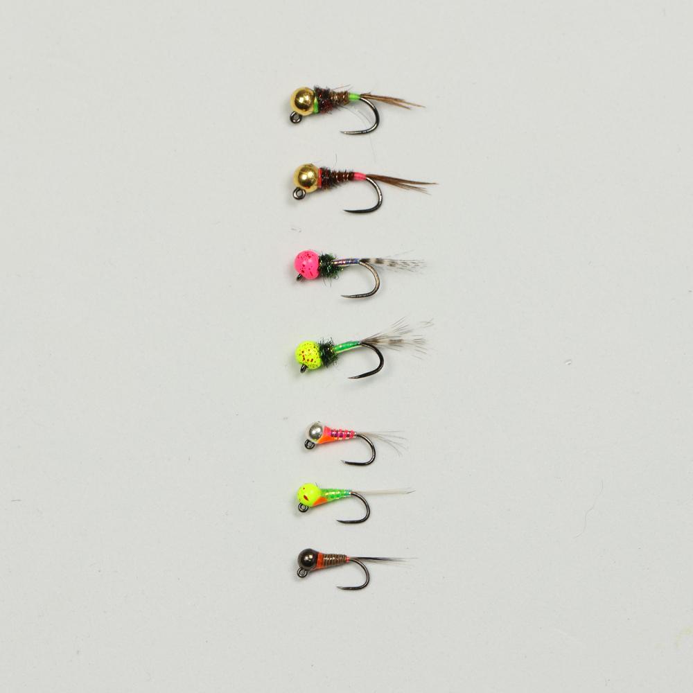 6PCS Fast Sinking Perdigon Euro Nymph Wet Fly Fishing Tungsten Bead Head Barbless Jig Hook Trout Grayling panfish Fishing Lures