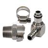 1 Set Fuel Pump Quick Release Metal Connector Silver New For BMW R1200GS ADV R1200RT S1000RR K1200R K1300R K1600GTL HP4 RnineT