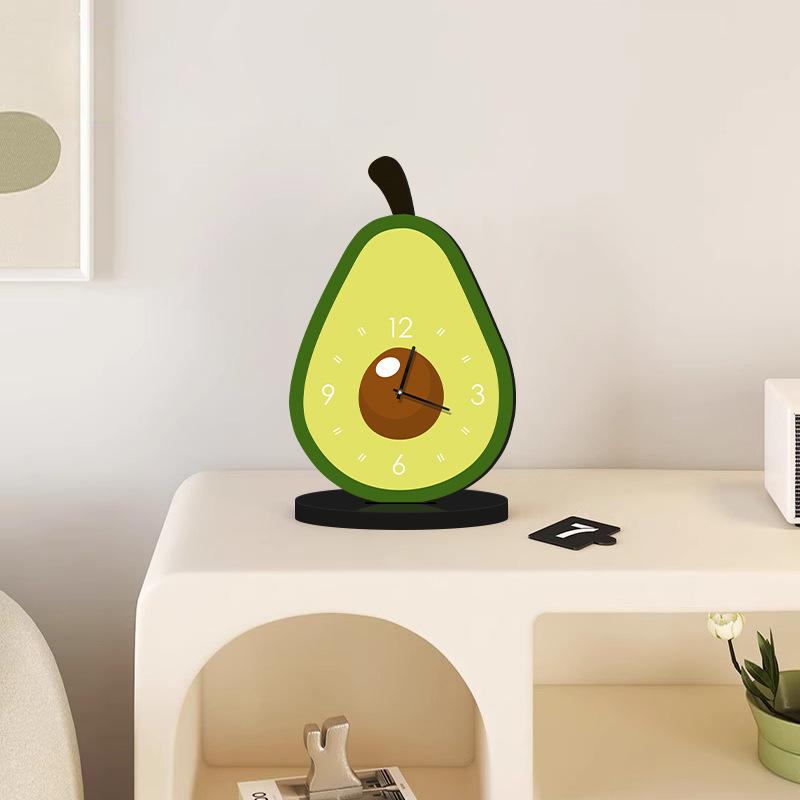 

Фруктовые настольные часы Простые Современные Домашние Тумба под ТВ Настольное украшение Гостиная Письменный стол Современное Высококлассное Украшение .