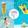 Floating Pool Mechanical Thermometer with String Water Temperature Thermometer with Accurate Temperature Readings Perfect for Outdoor and Indoor