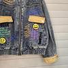 Trendy American Style Cartoon Embroidered Denim Jacket - Short Fashion Style