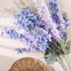 Fake Delphinium Flower Wedding Artificial Delphinium Fake Plants Wedding Bridle Bouquet Indoor Outdoor Home Kitchen Office Table