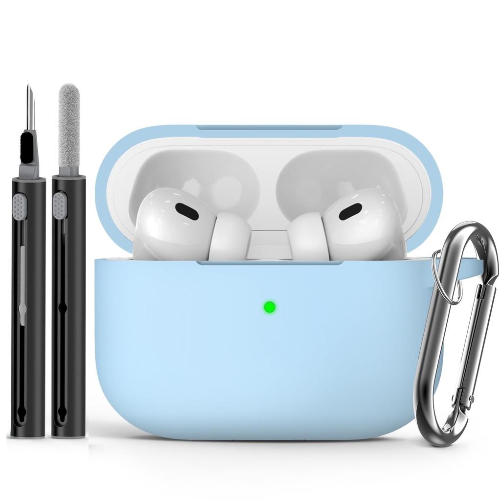 Für AirPods Pro 3. Generation Hülle Neue Weiche Silikonhülle für AirPods Pro 3 Schutzhülle mit Reinigungsset für AirPods Pro 3