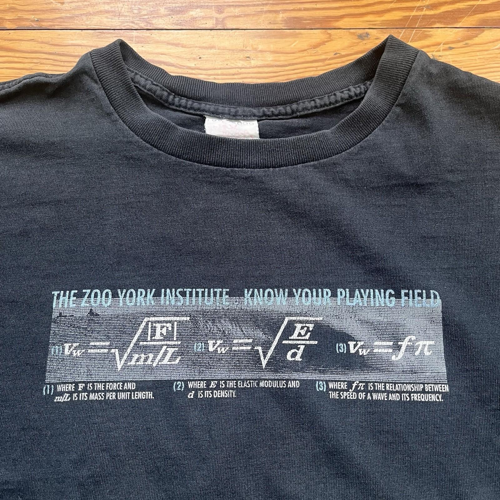 Vintage ZOO YORK XL Skate Shirt New York Institute 1999 Skateboard Supreme Unisex T-Shirt S